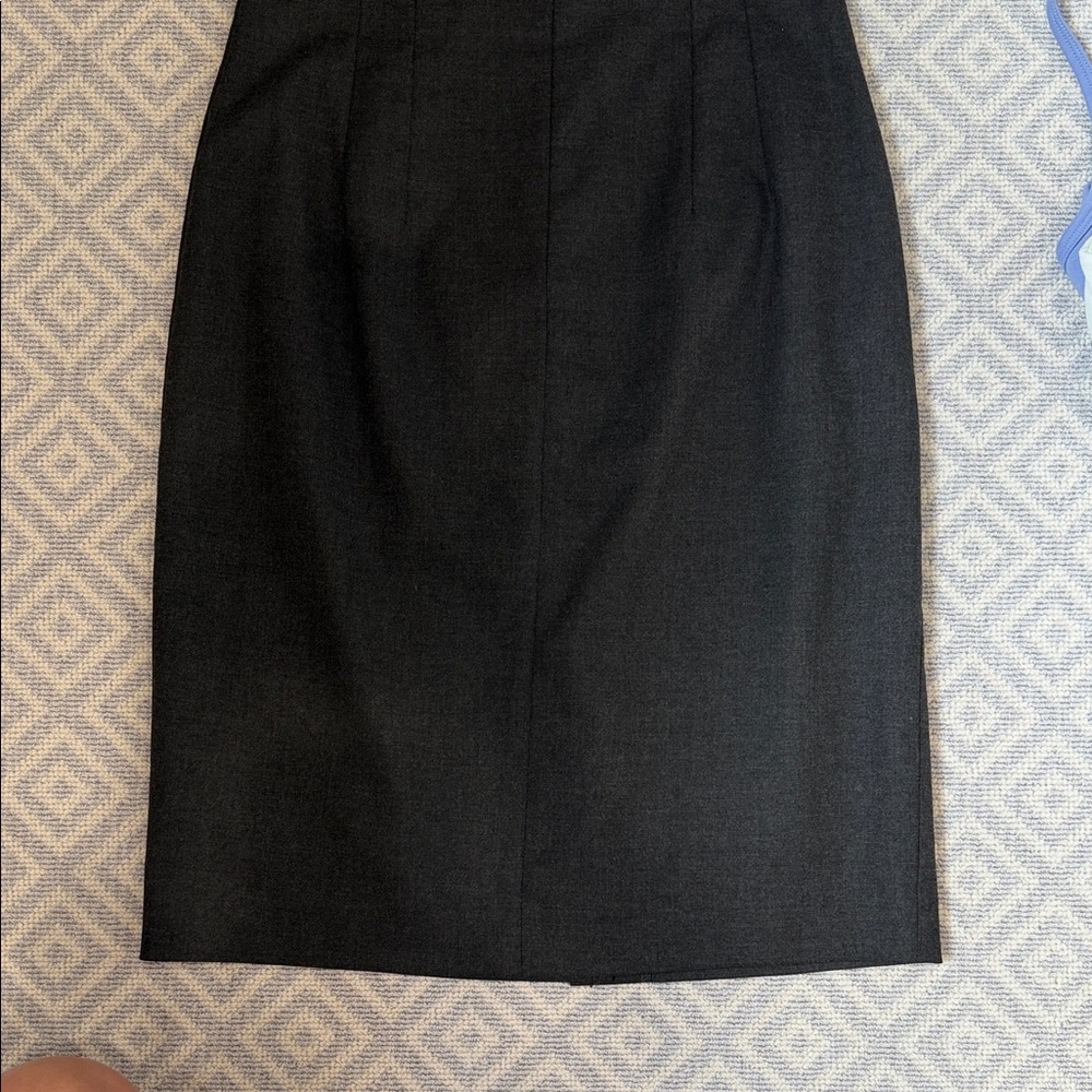 Trina Turk Black Tailored Pencil Skirt